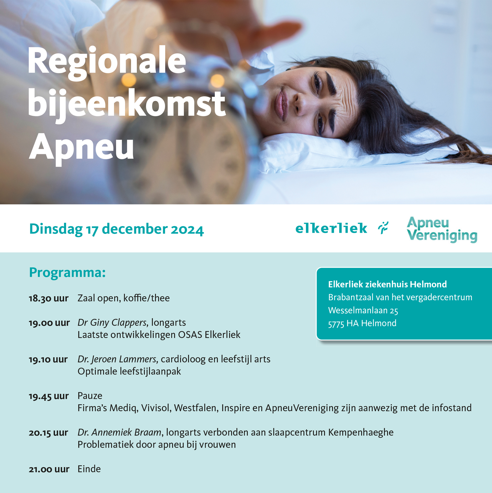 Regionale bijeenkomst Apneu